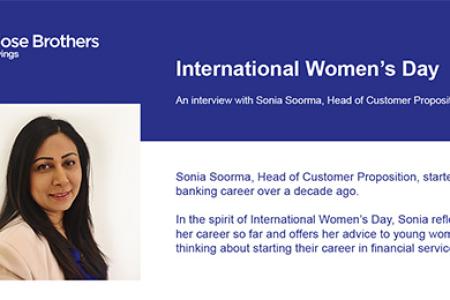 An interview with Sonia Soorma, Head of Customer Proposition