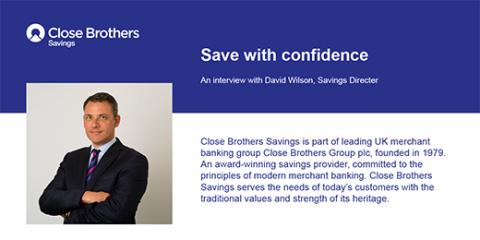 An interview with David Wilson, Savings Director